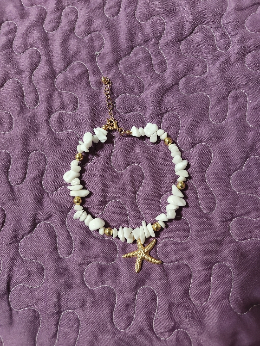 Beach Starfish Ankle Bracelet Boho Anklet - Picture 3 of 3